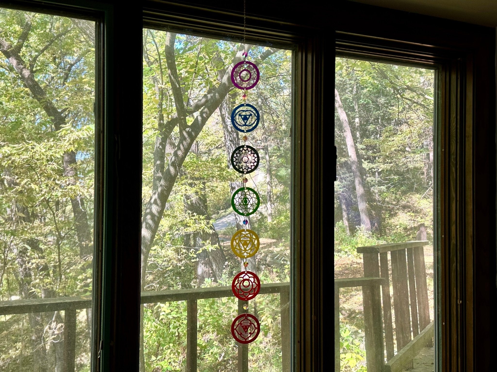 Crystal Chakra Suncatcher - Driftless Enchantments