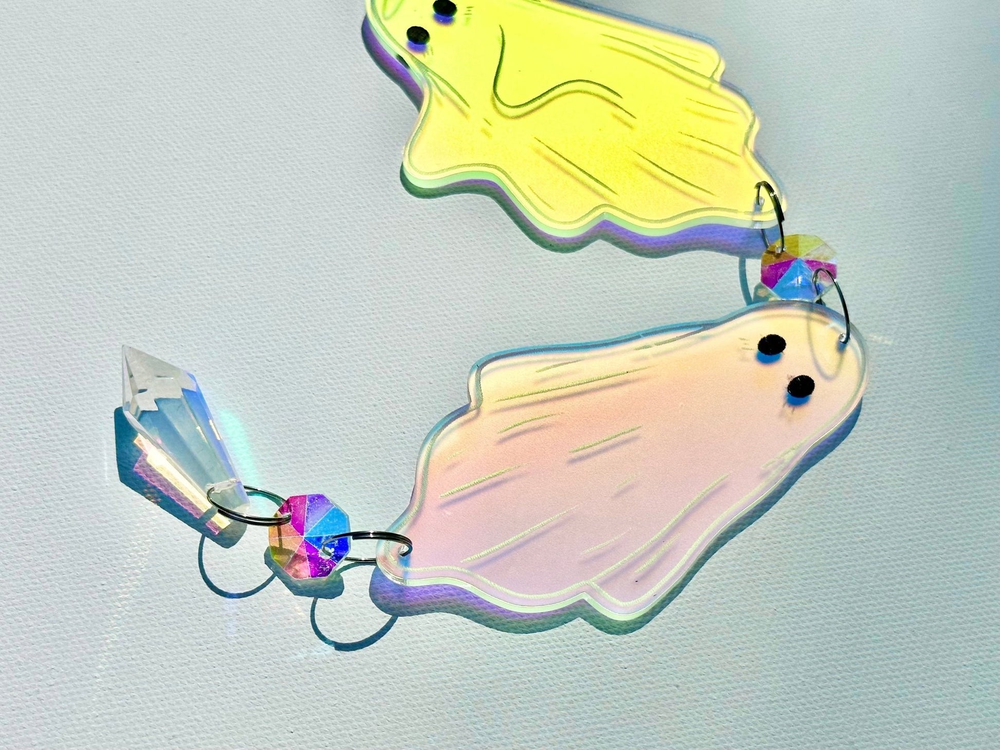 Crystal Ghost Suncatcher - Driftless Enchantments