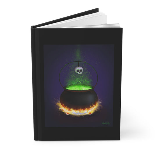 Fire Burn and Cauldron Bubble Hardcover Journal - Driftless Enchantments