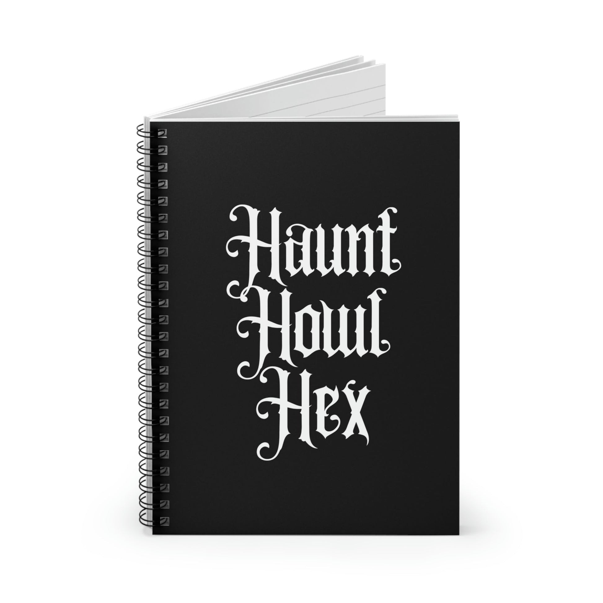 Haunt, Howl, Hex - Spiral Notebook - Driftless Enchantments