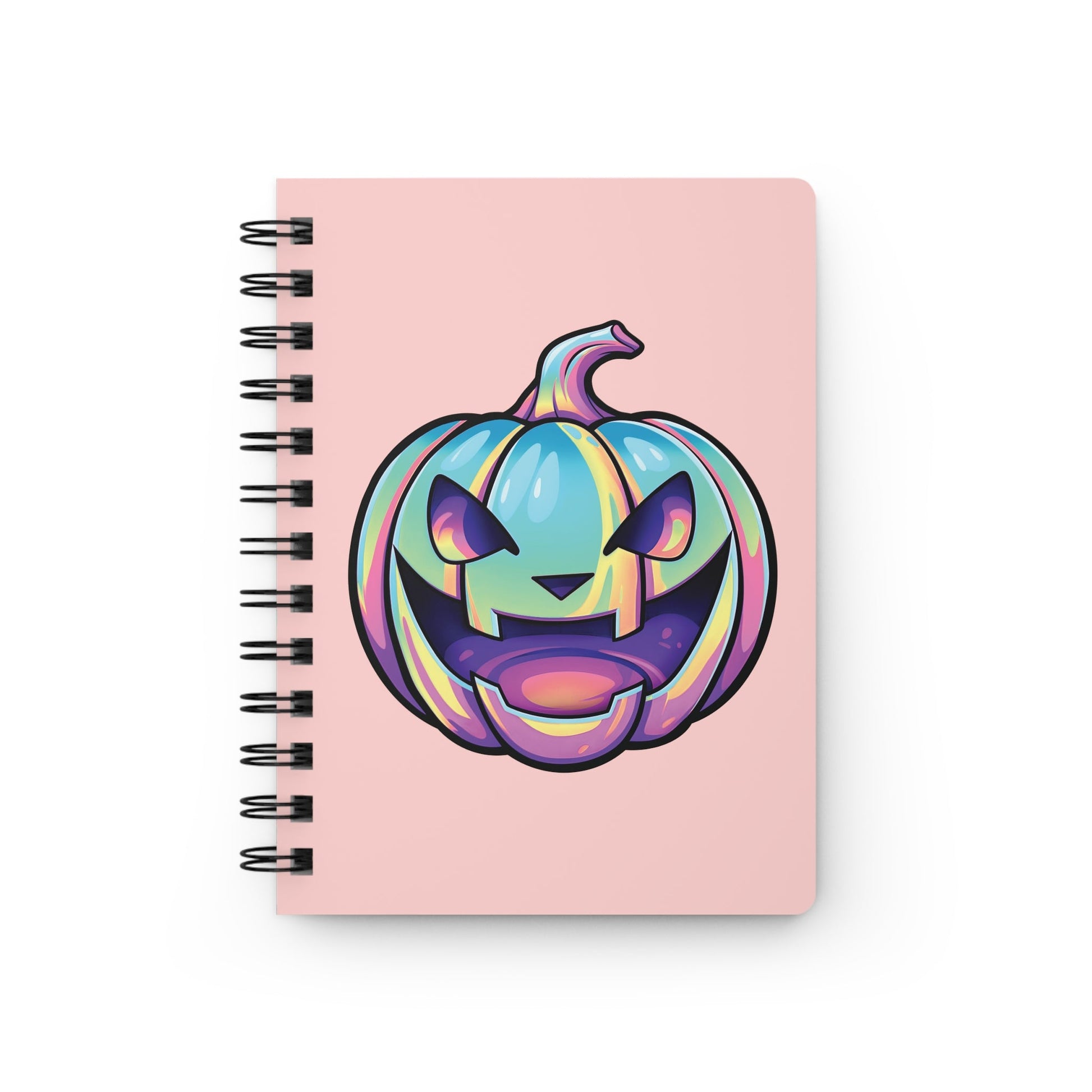 Jag-o'-Lantern Spiral Bound Journal - Coral - Driftless Enchantments