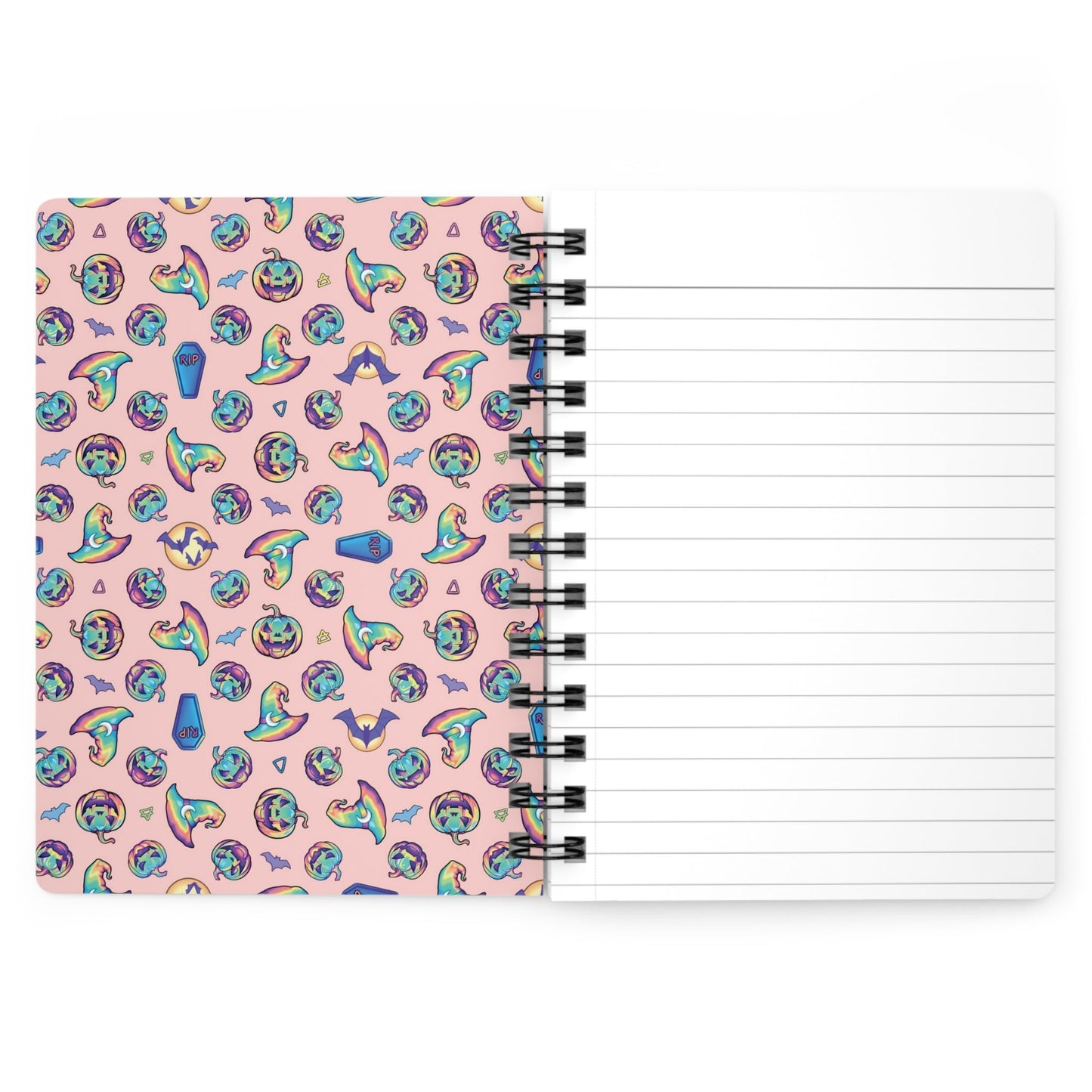 Jag-o'-Lantern Spiral Bound Journal - Coral - Driftless Enchantments