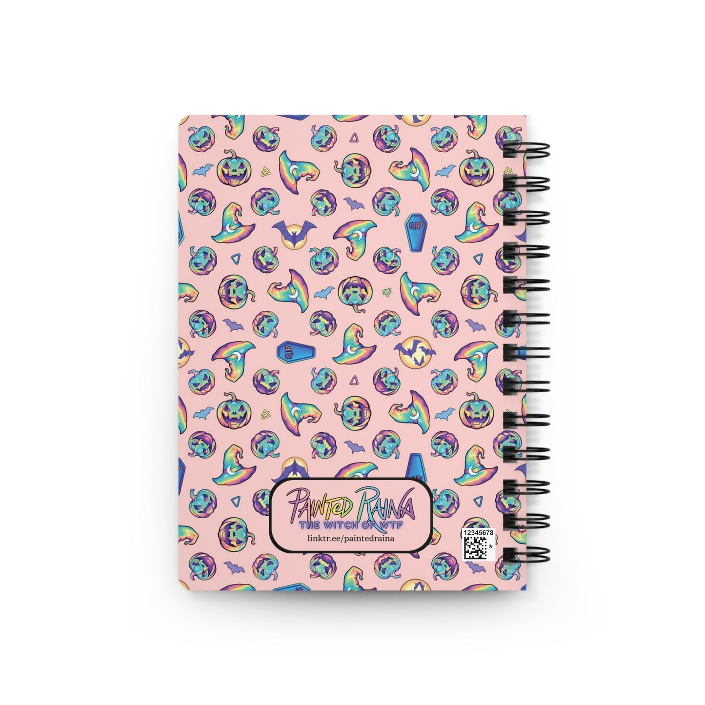 Jag-o'-Lantern Spiral Bound Journal - Coral - Driftless Enchantments