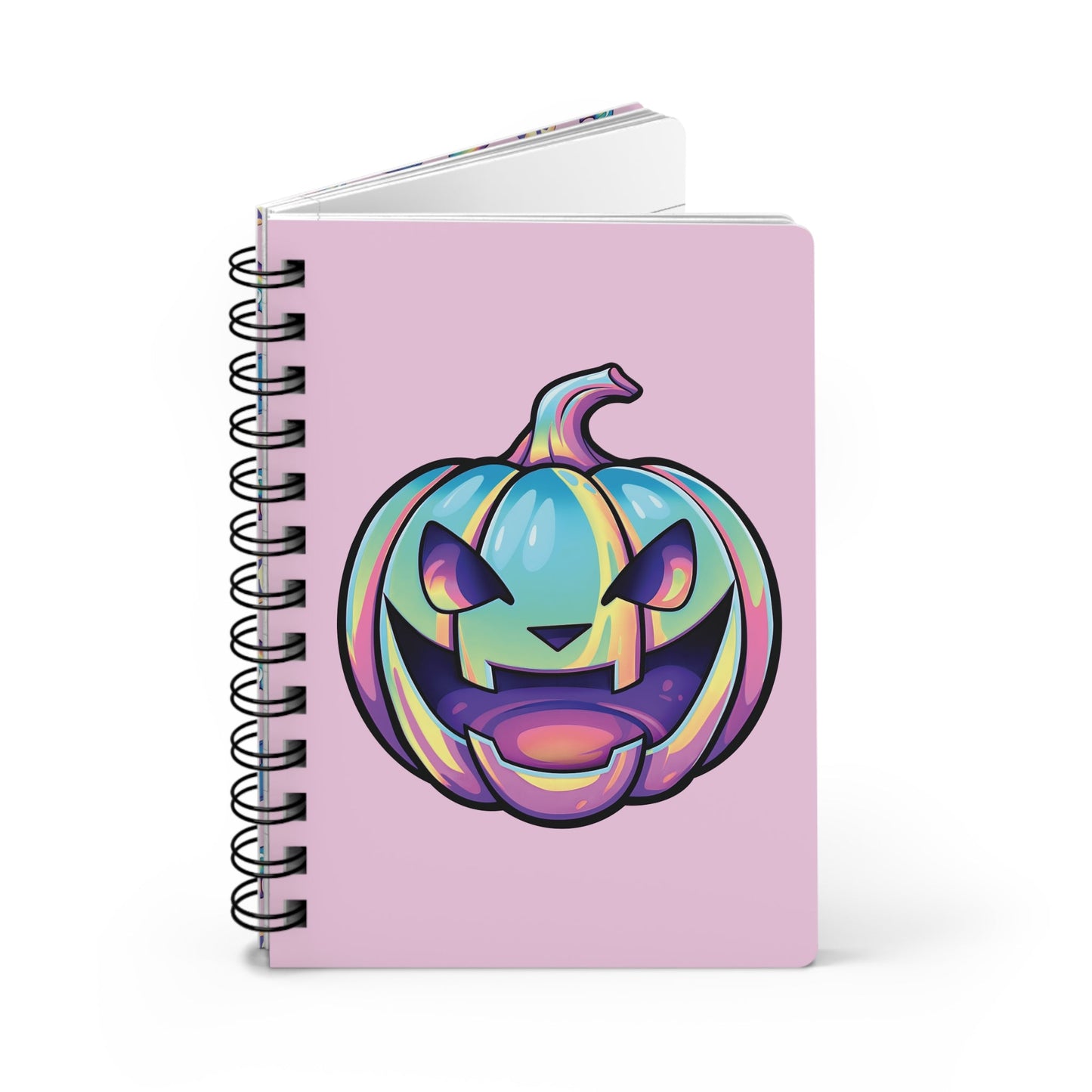 Jag-o'-Lantern Spiral Bound Journal - Pink - Driftless Enchantments