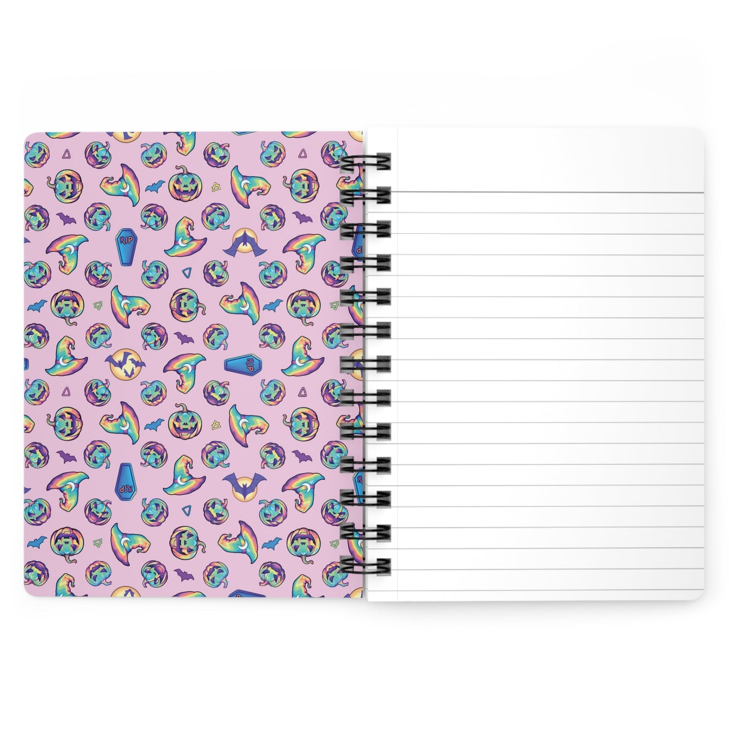 Jag-o'-Lantern Spiral Bound Journal - Pink - Driftless Enchantments