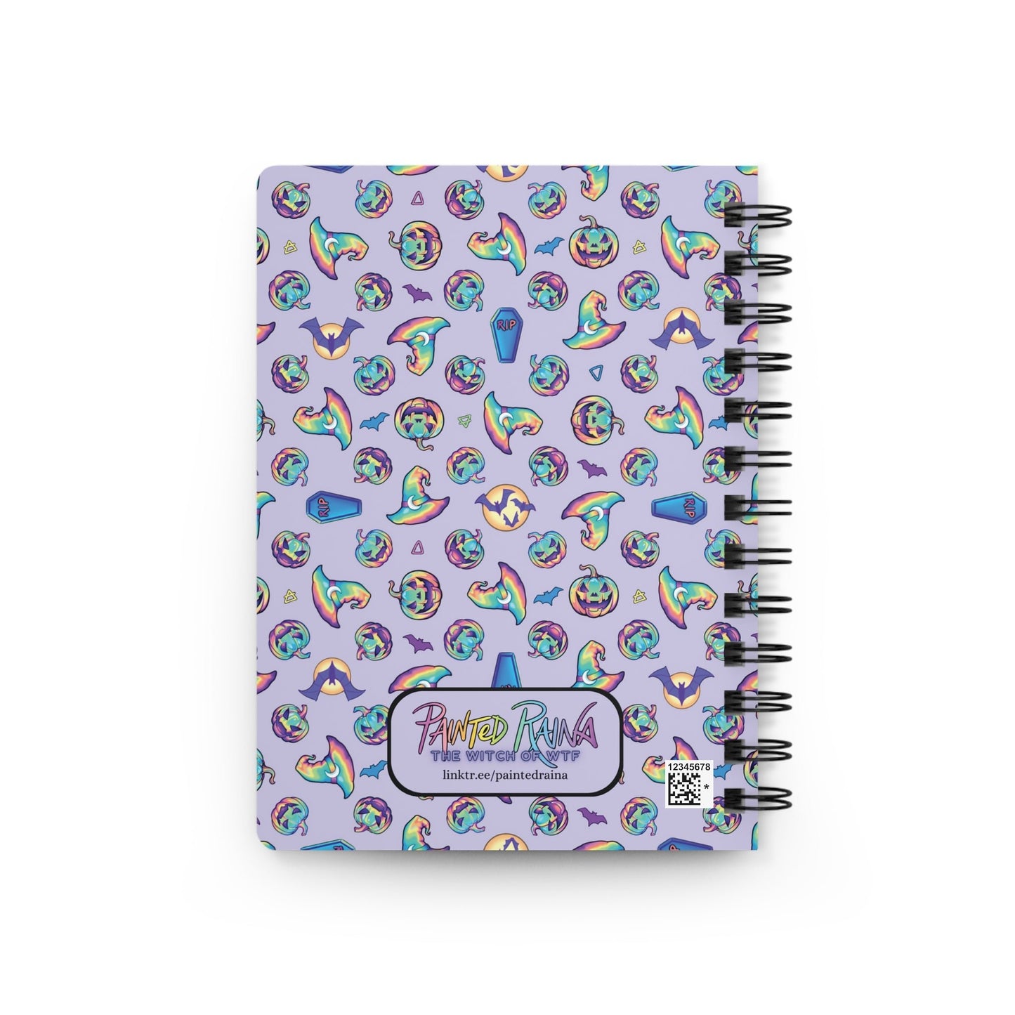 Jag-o'-Lantern Spiral Bound Journal - Violet - Driftless Enchantments