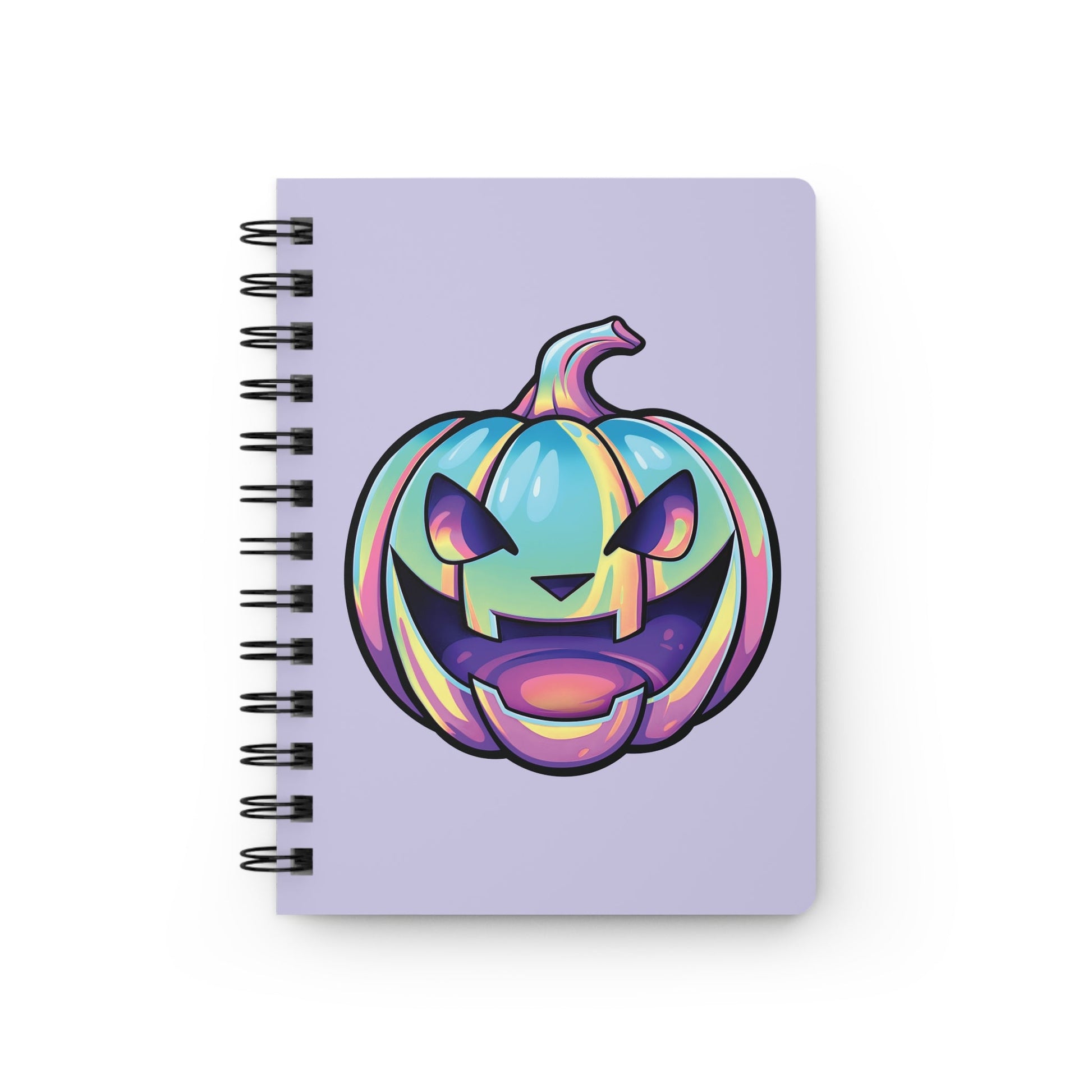 Jag-o'-Lantern Spiral Bound Journal - Violet - Driftless Enchantments