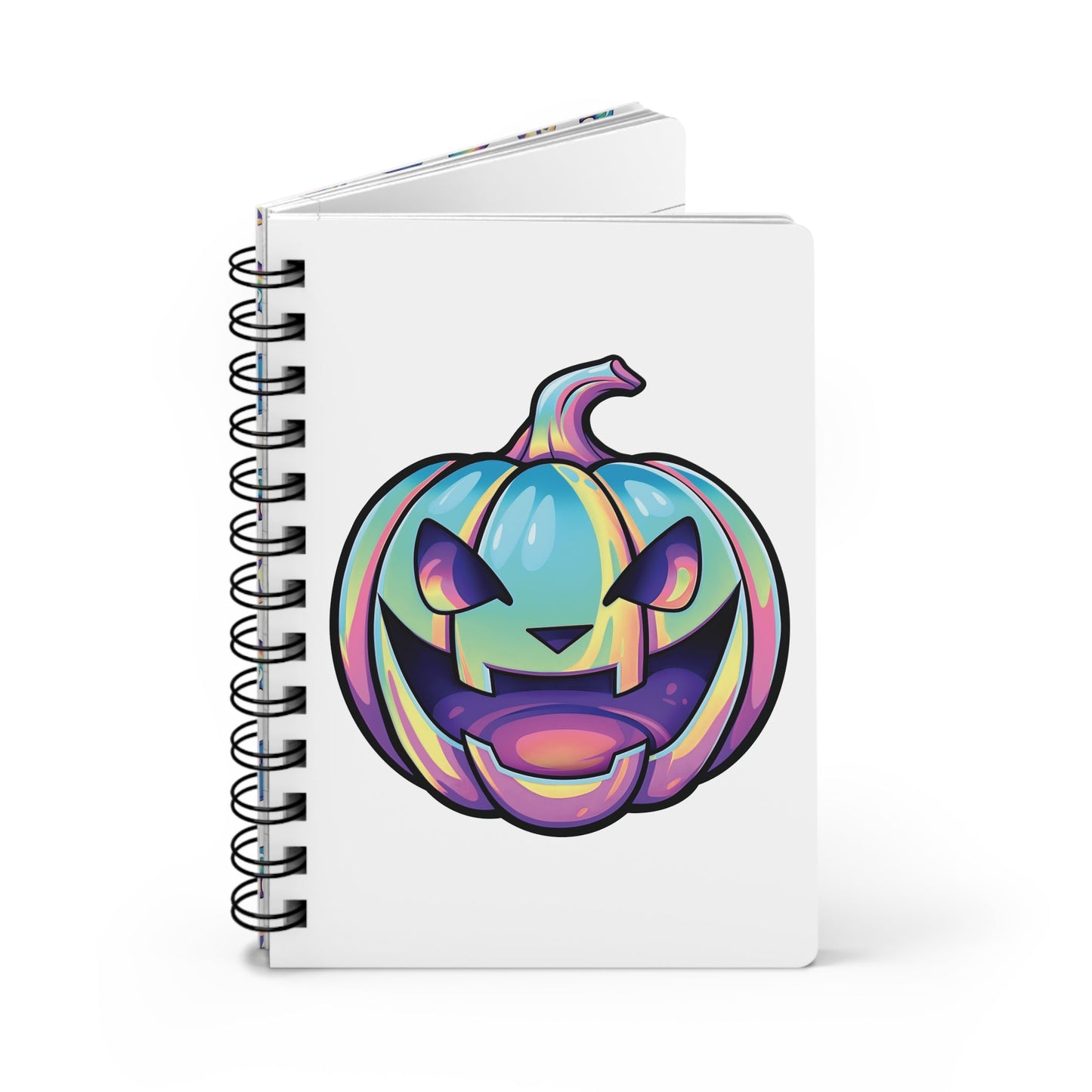 Jag-o'-Lantern Spiral Bound Journal - White - Driftless Enchantments