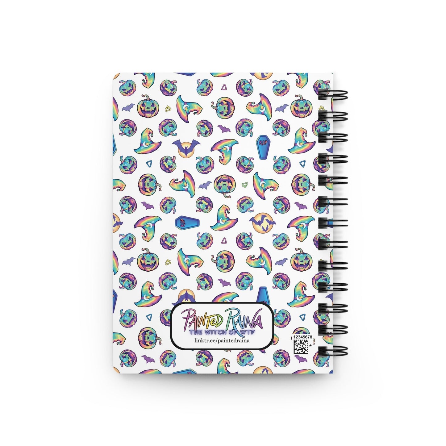 Jag-o'-Lantern Spiral Bound Journal - White - Driftless Enchantments