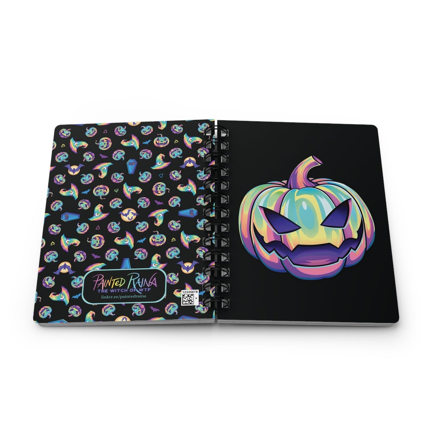 Joke-o'-Lantern Spiral Bound Journal - Black - Driftless Enchantments