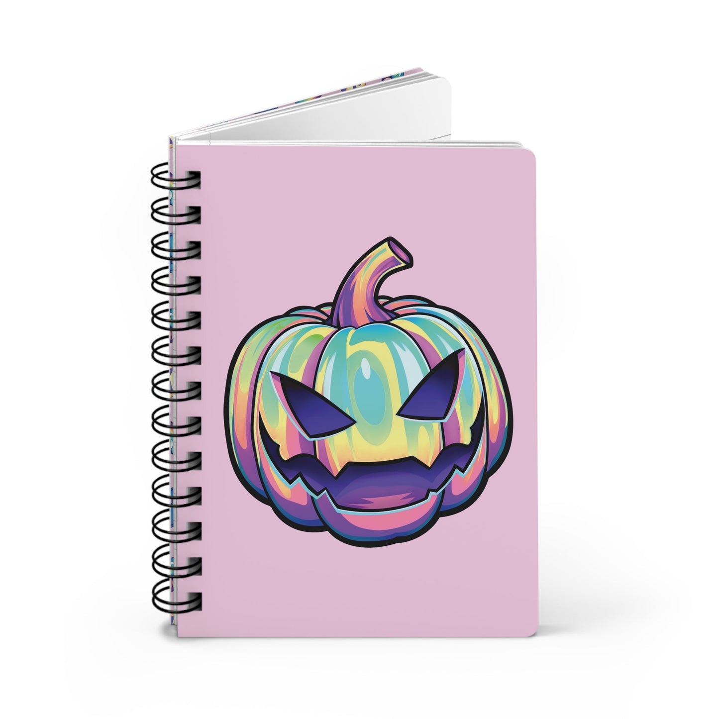 Joke-o'-Lantern Spiral Bound Journal - Pink - Driftless Enchantments