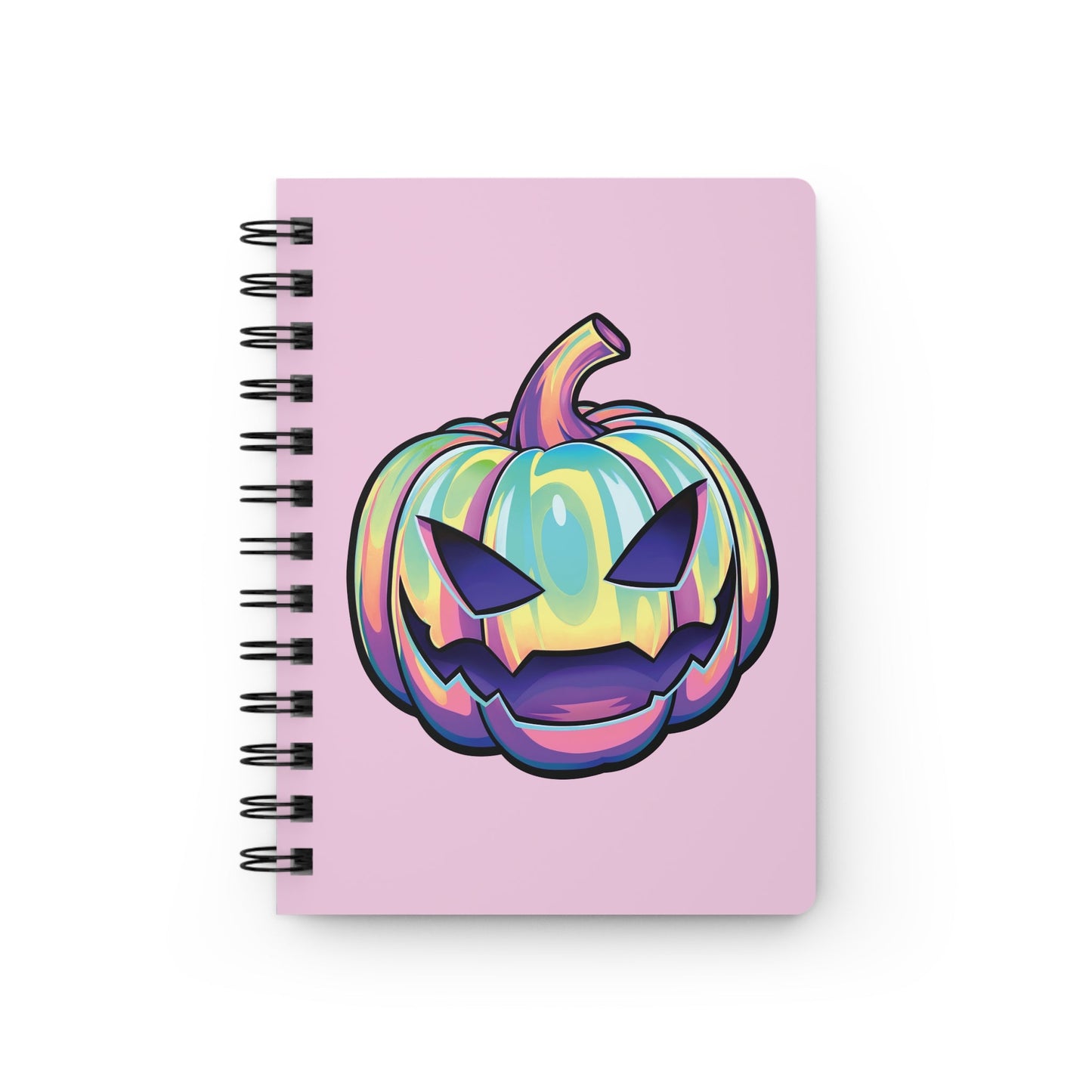 Joke-o'-Lantern Spiral Bound Journal - Pink - Driftless Enchantments