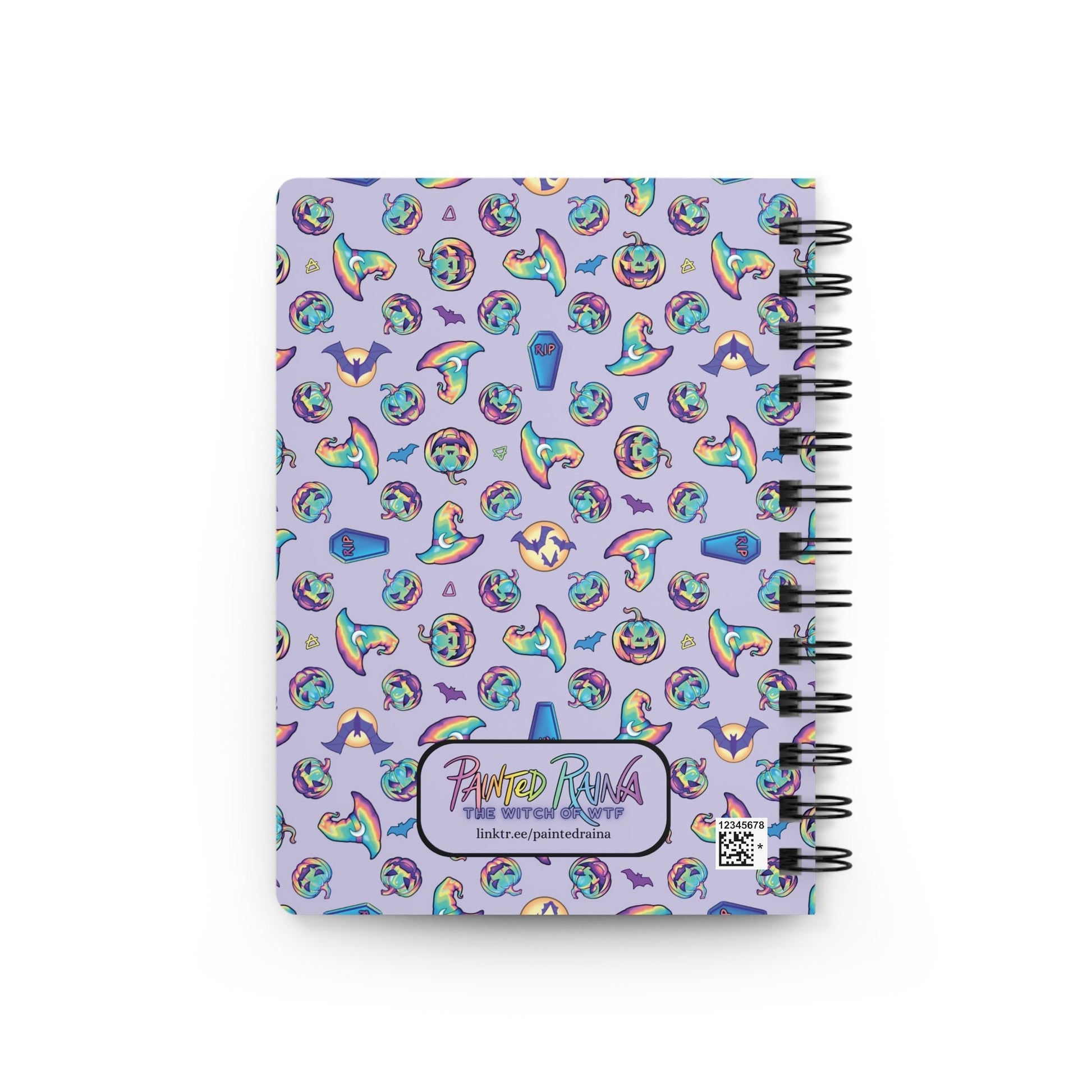 Joke-o'-Lantern Spiral Bound Journal - Violet - Driftless Enchantments