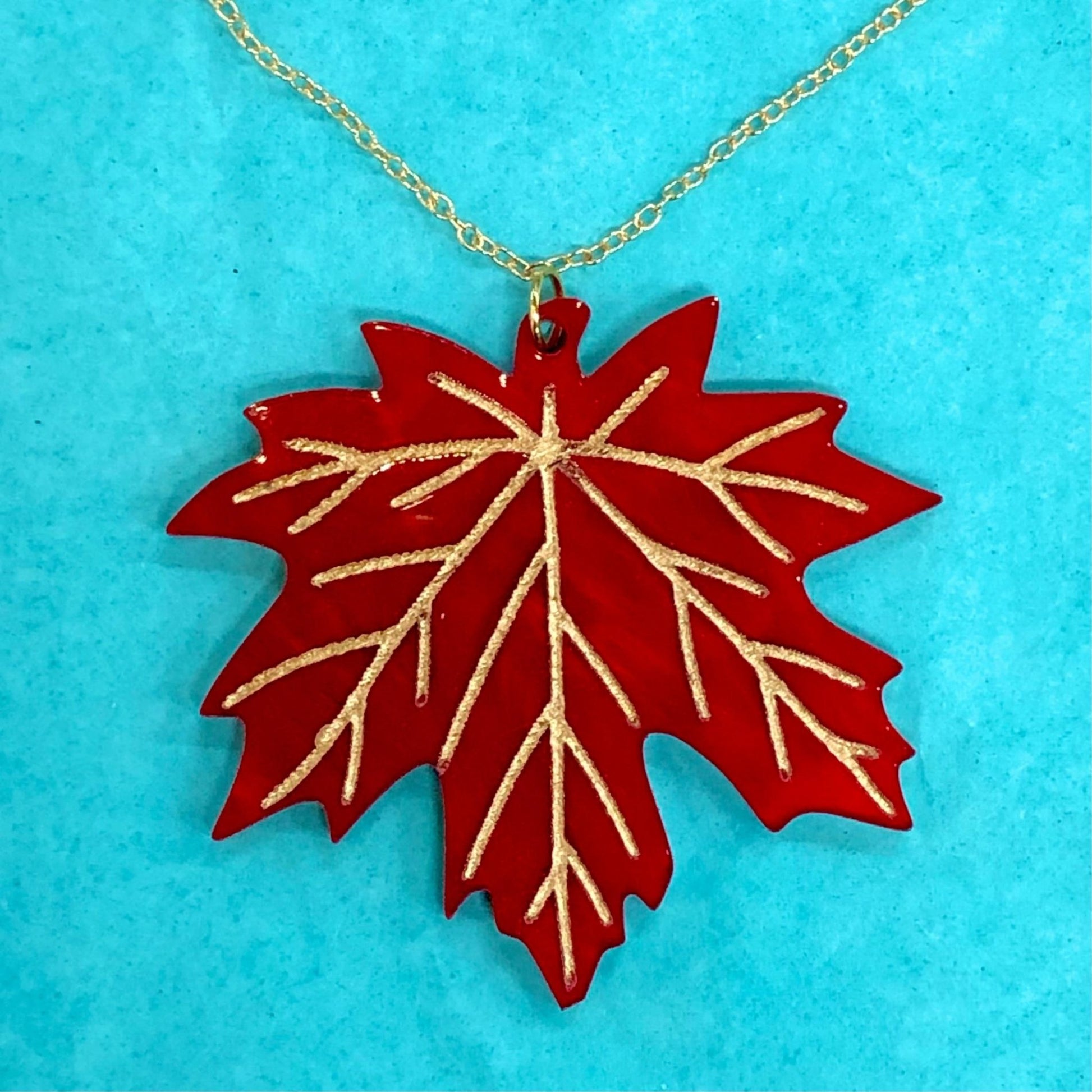 Oktoberfest Maple Leaf Jewelry Set - Driftless Enchantments