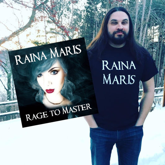Raina Maris "Rage to Master" CD and T-Shirt bundle #1 - Painted Raina