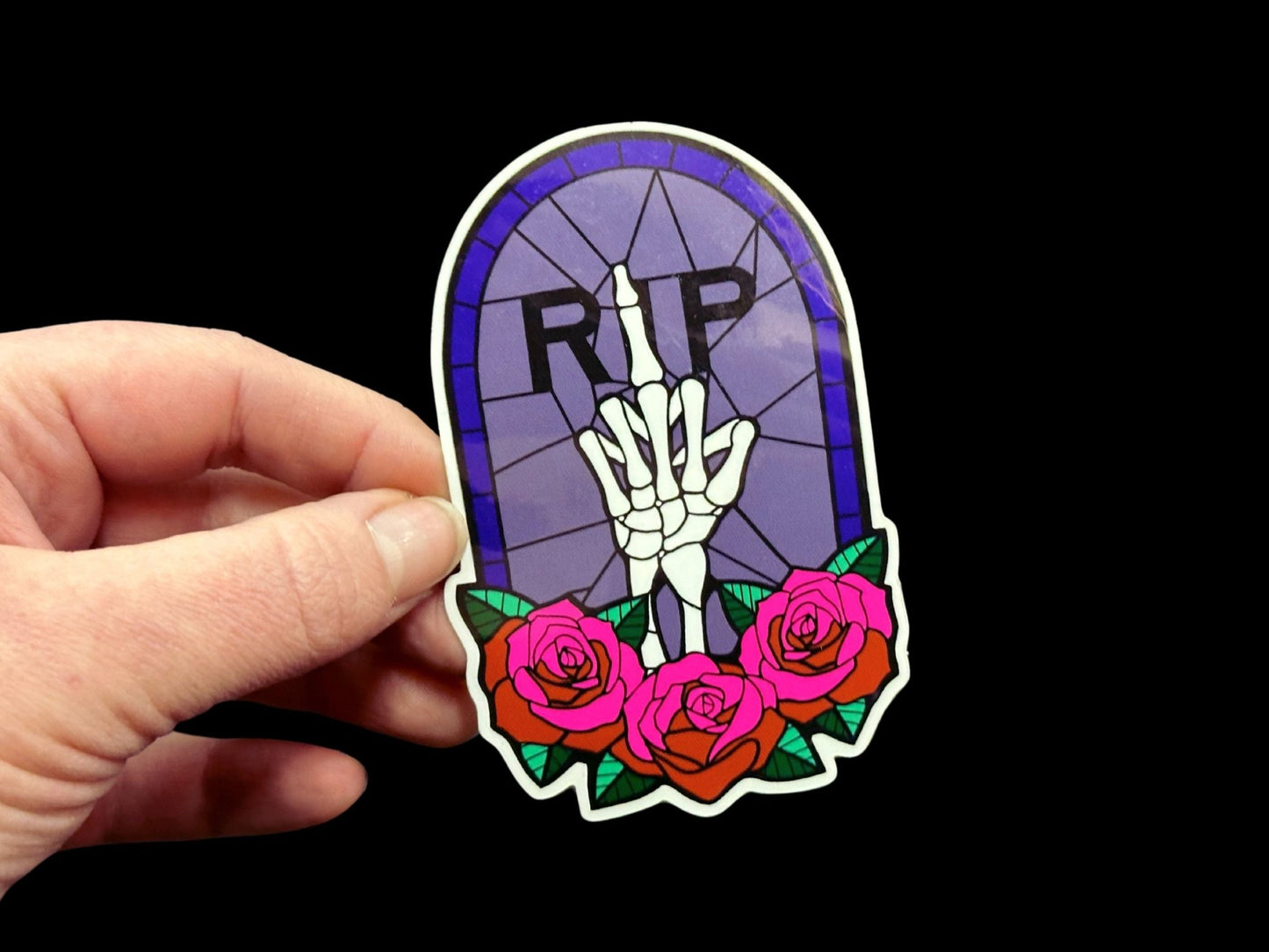 Rest in Pieces Premium Glossy Sticker - Driftless Enchantments