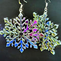 Snowflake Statement Earrings - Driftless Enchantments